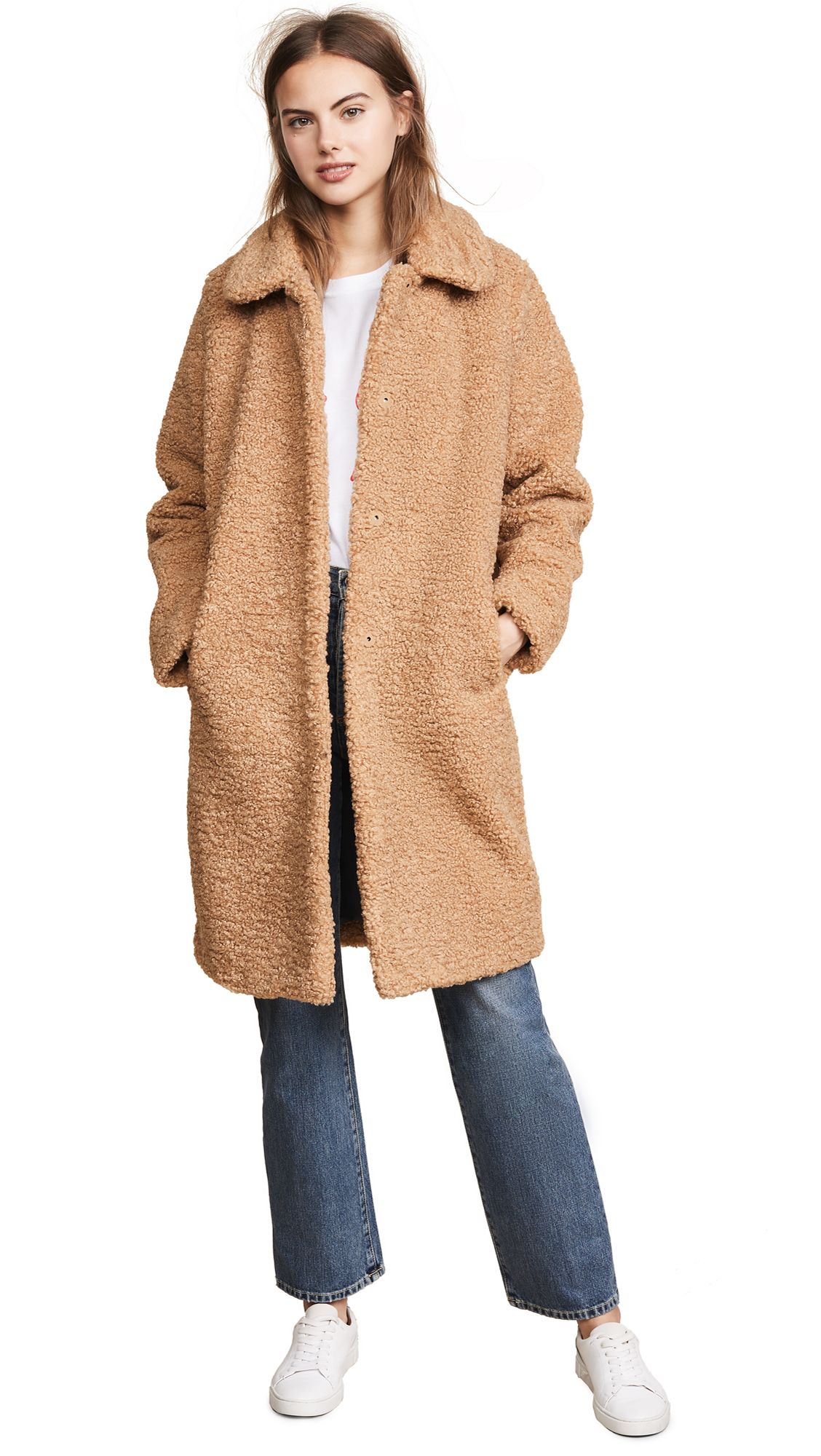Zoe Karssen Faux Fur Teddy Coat | Shopbop
