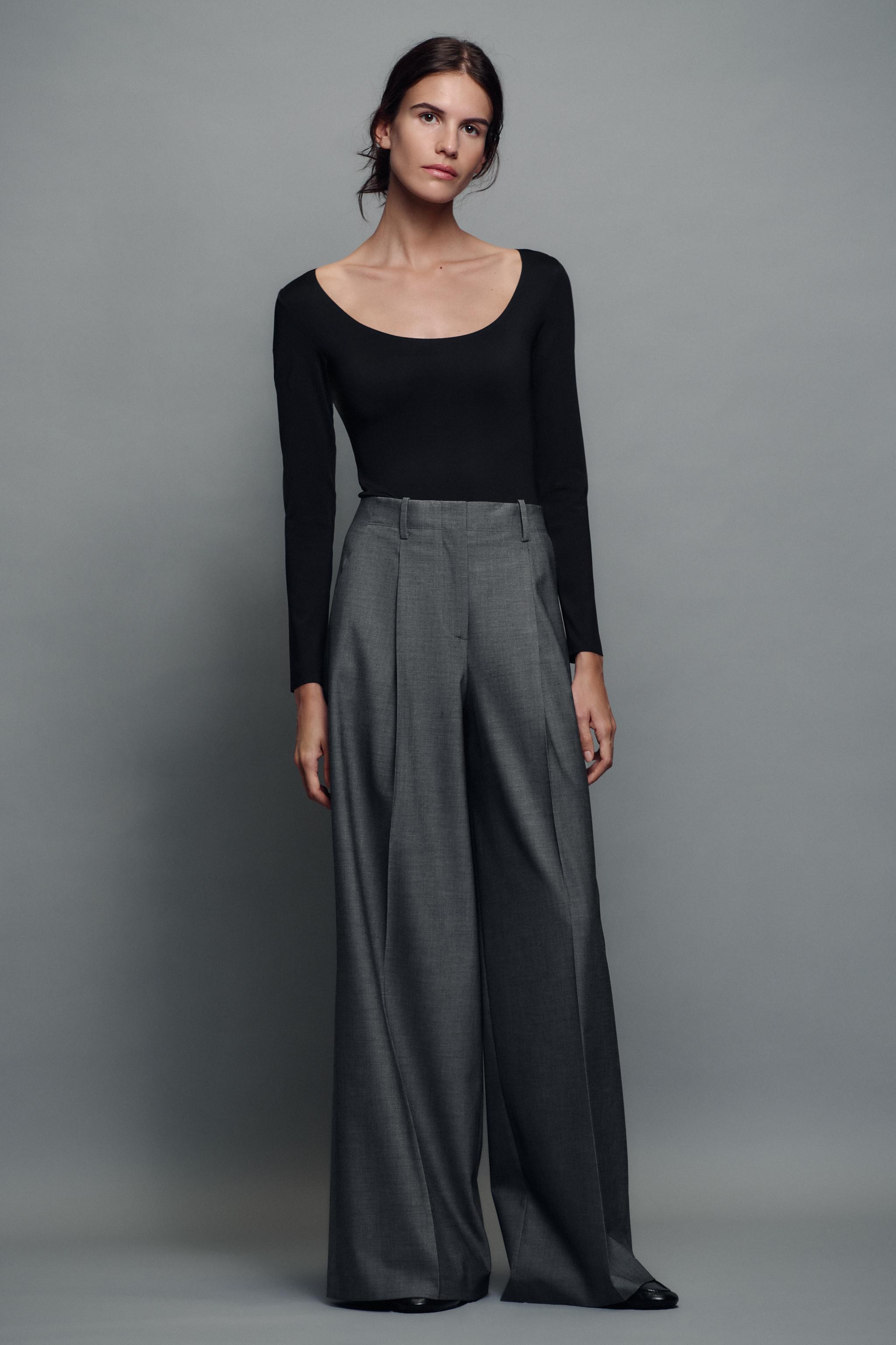 ZW COLLECTION PLEATED TROUSERS | Zara UK