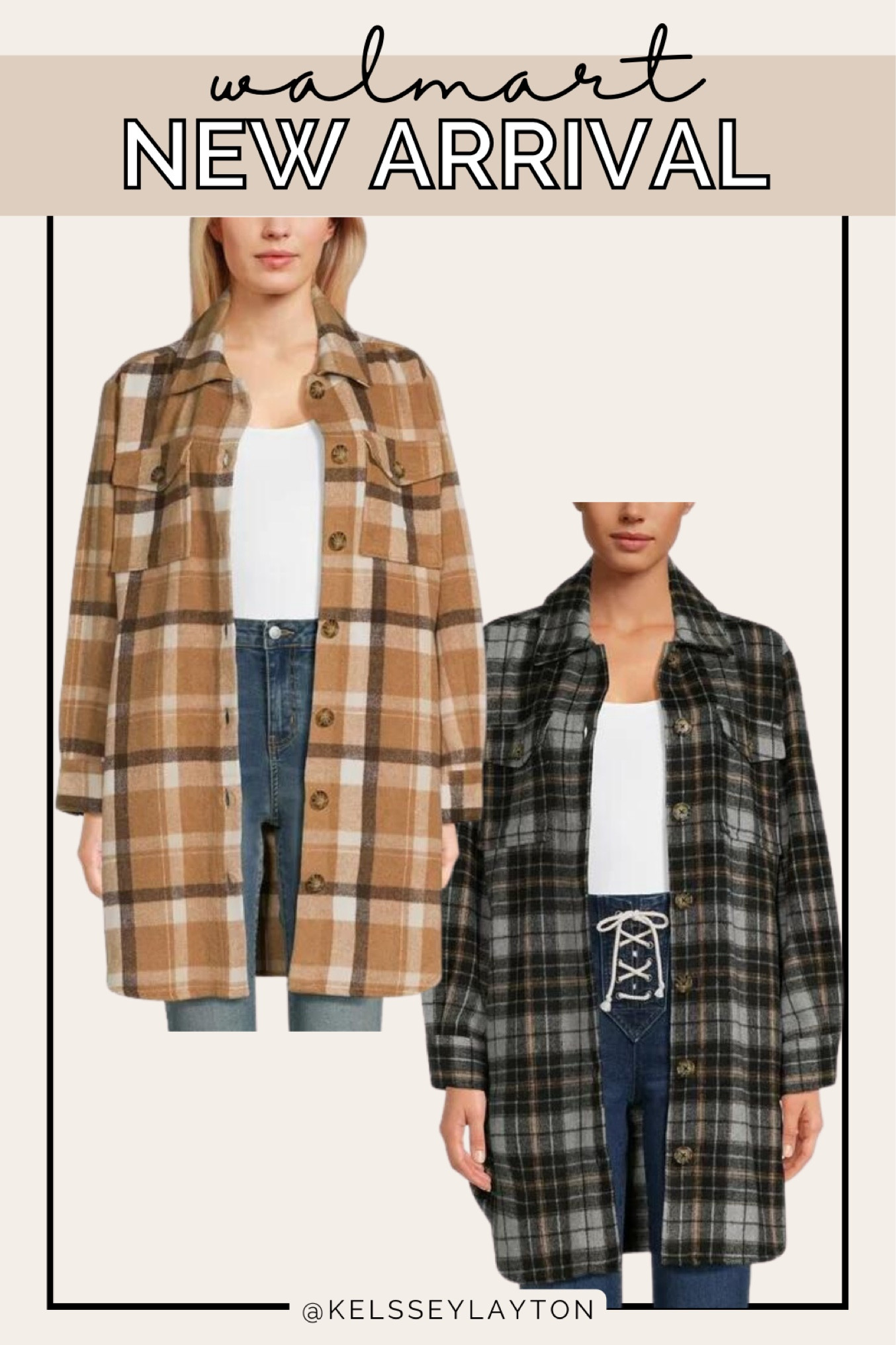 Walmart new arrival, time and tru plaid shacket 

#LTKstyletip #LTKfindsunder50 #LTKSeasonal