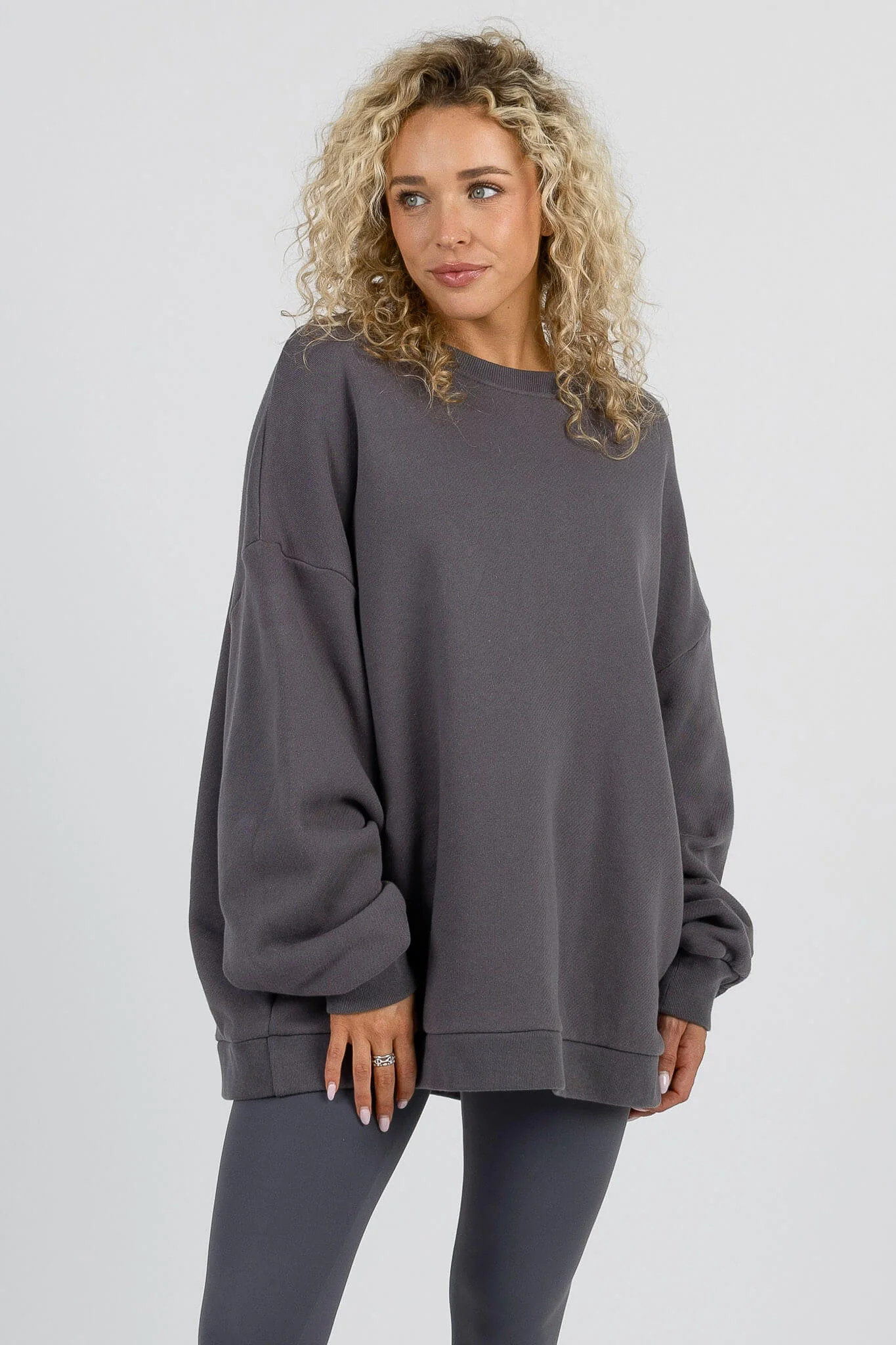 Coffee Run Pant Set Charcoal | The Foxy Kind