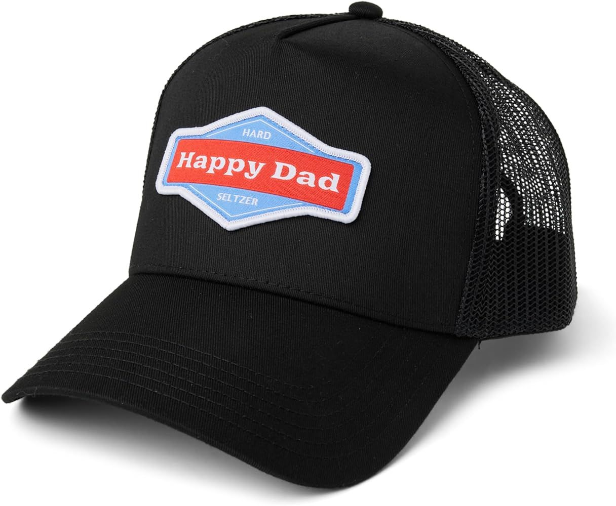 Happy Dad Trucker Hat, Trendy Mens Hats with Breathable Mesh Back, Snap Closure, Birthday Gifts, ... | Amazon (US)