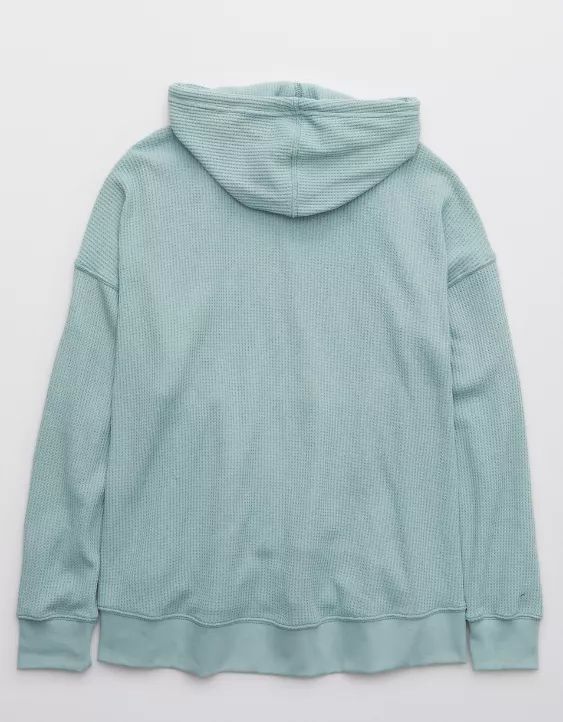 Aerie Cozy Waffle Hoodie | Aerie