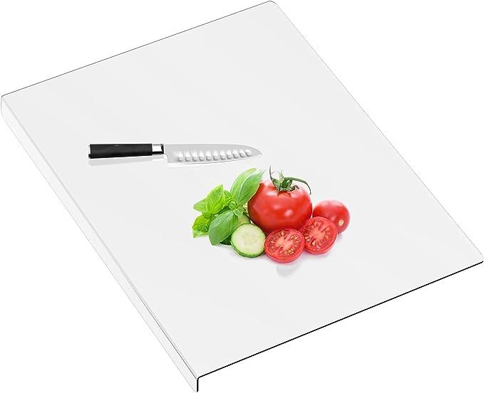 Acrylic Cutting Boards for Kitchen, 24in x 18in Countertop Cutting Boards with 5CM Lip Clear Cutt... | Amazon (US)