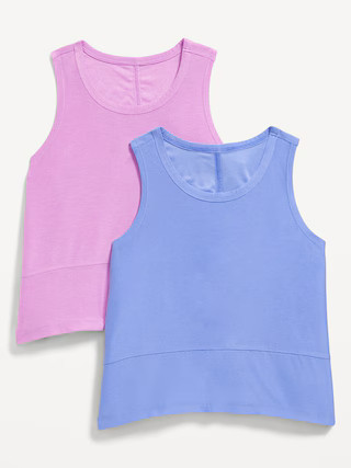 CloudMotion Muscle Tank Top 2-Pack for Girls | Old Navy (US)