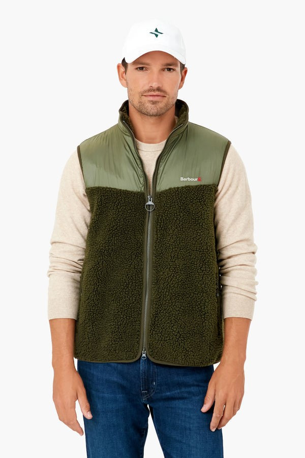 Olive Hopsen Fleece Gilet | Barbour | Tuckernuck (US)