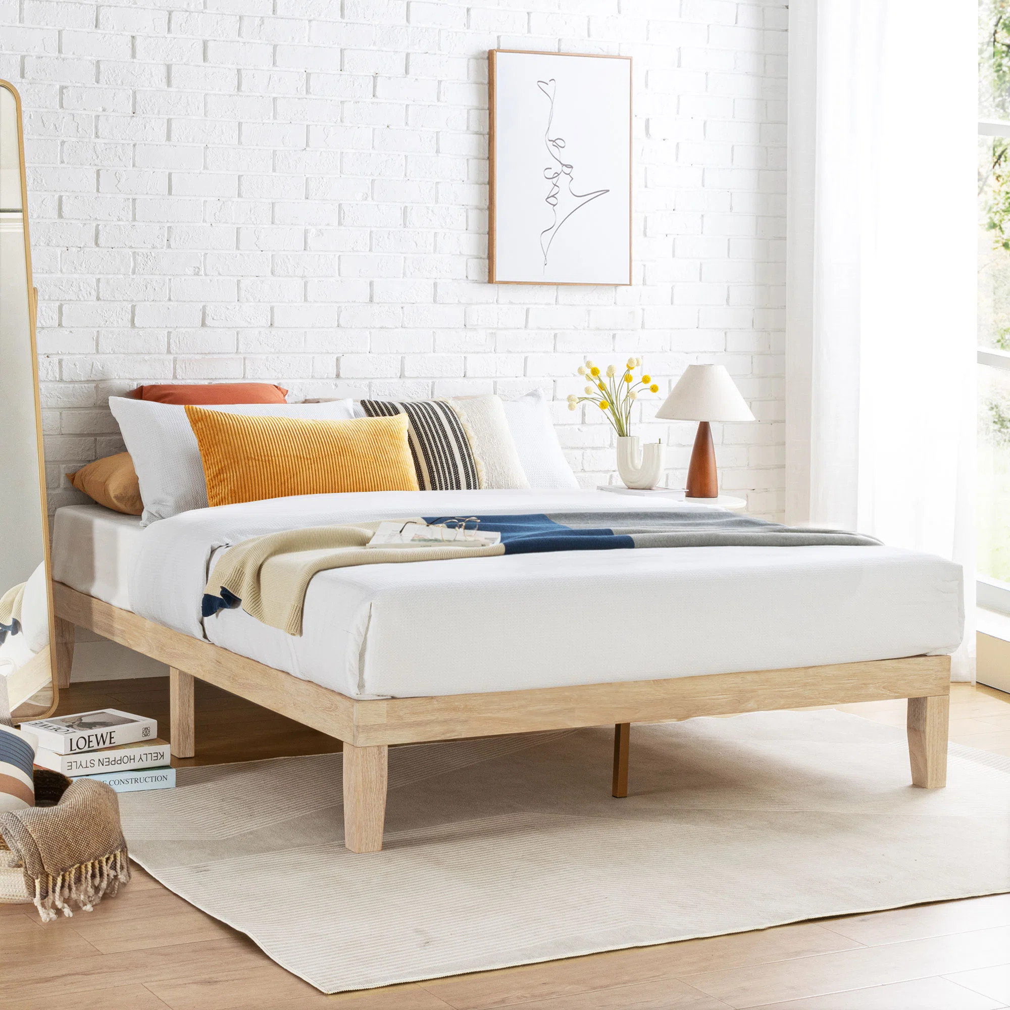 Red Barrel Studio Harlow Solid Wood Platform Bed & Reviews | Wayfair | Wayfair North America