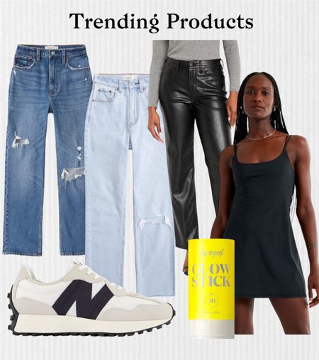 Trending products on LTK this month:
•New Balance 327 Shoes from Dick’s Sporting Goods
•Abercrombie & Fitch High Rise Ankle Straight Jeans
• Old Navy faux leather pants 
• Abercrombie & Fitch traveler mini dress 
• Supergoop Glow Stick SPF 50 from Sephora 



Trending on ltk, popular on ltk, new balance sneakers, jeans, #LTKbeauty#LTKshoecrush 

#LTKActive #LTKShoeCrush #LTKSeasonal