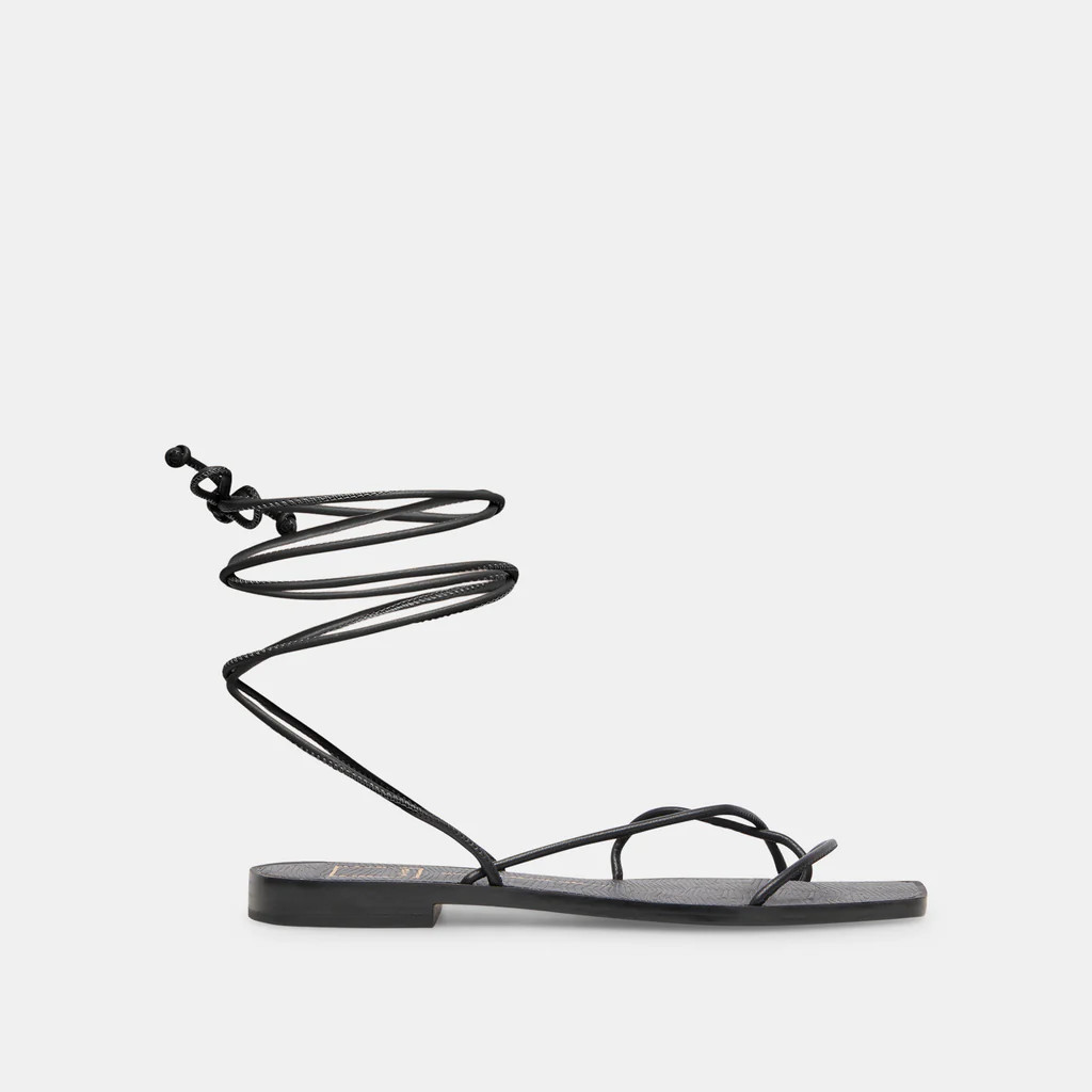 IVETTE SANDALS BLACK STELLA | DolceVita.com