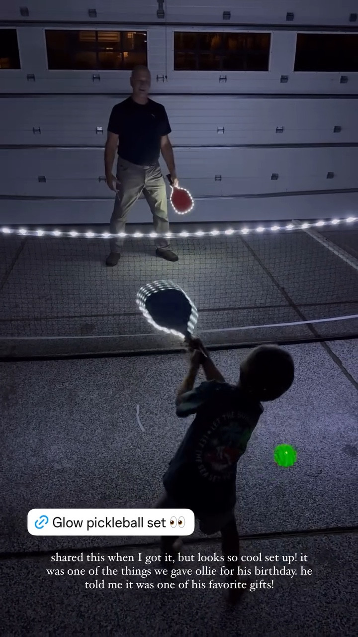 This LED light up pickleball set is so cool set up! This was one of the things we gave ollie for his birthday. he told me it was one of his favorite gifts - would make a great Christmas gift! 

Kids gift, holiday gift, family gift, gift guide, husband gift, wife gift, teen gift, Walmart finds, pickleball, Christine Andrew 

#LTKKids #LTKHoliday #LTKVideo