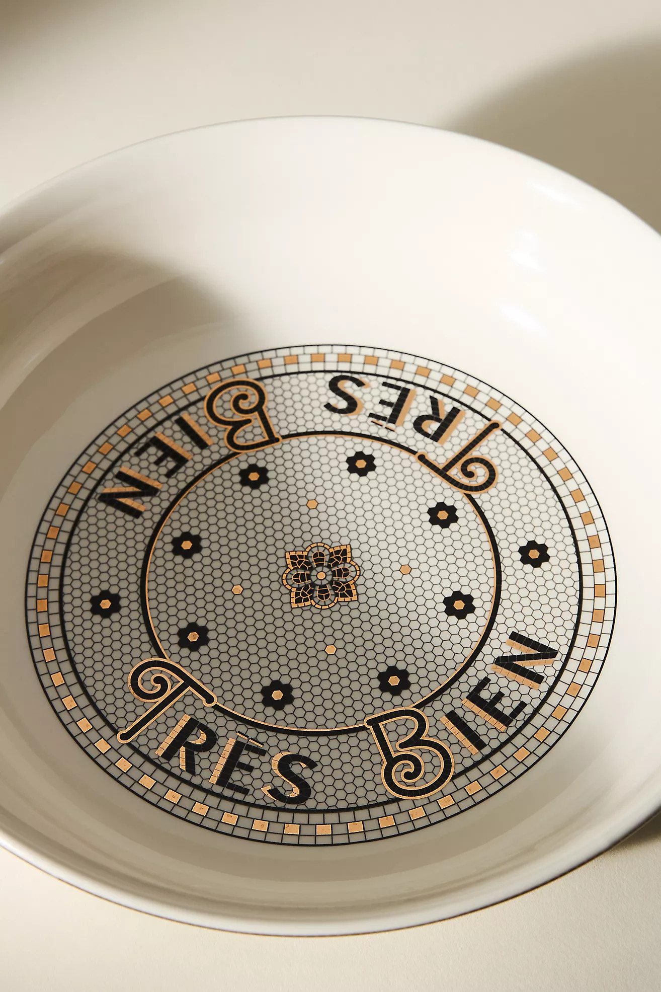 Bistro Tile Serving Bowl | Anthropologie (US)