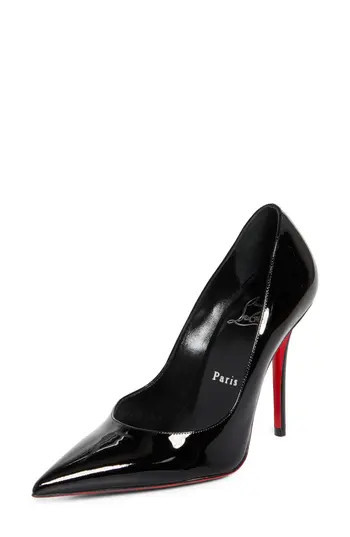 Christian Louboutin Miss Z Pointed Toe Pump in Black at Nordstrom Rack, Size 12Us / 42Eu | Nordstrom Rack