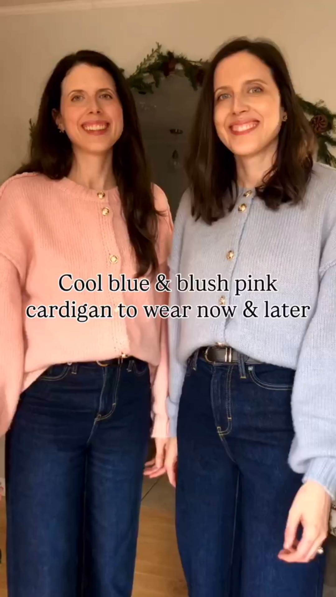 Cool blue and blush pink cardigan perfect to wear now and later in the spring 

This ballon sleeve Amazon cardigan has gold buttons and fits tts. 
Ice blue 

#LTKootd 



#LTKSeasonal #LTKFindsUnder50 #LTKFindsUnder100