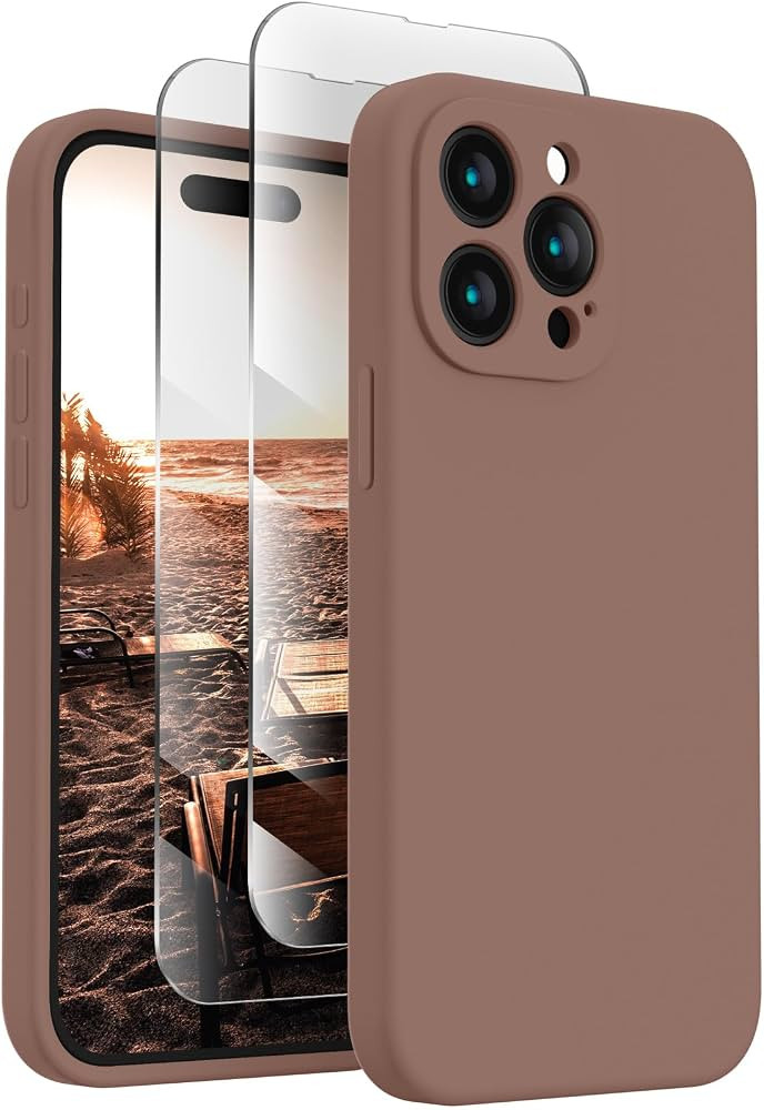 FireNova Designed for iPhone 15 Pro Max Case, Silicone Upgraded [Camera Protection] Phone Case wi... | Amazon (US)