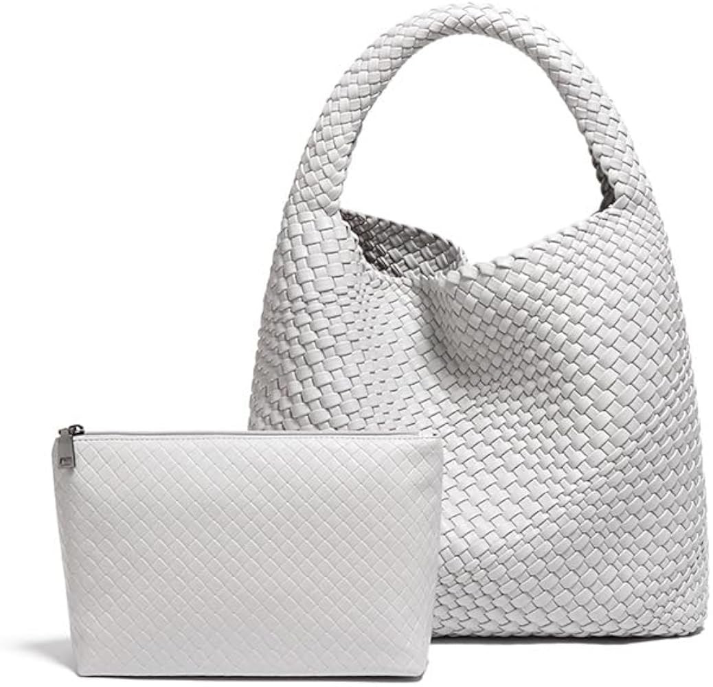Large capacity handmade woven women's bag hand carry casual versatile underarm bag 1pc | Amazon (US)