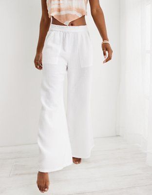 Aerie Pool-To-Party Wide Leg Pant | American Eagle Outfitters (US & CA)