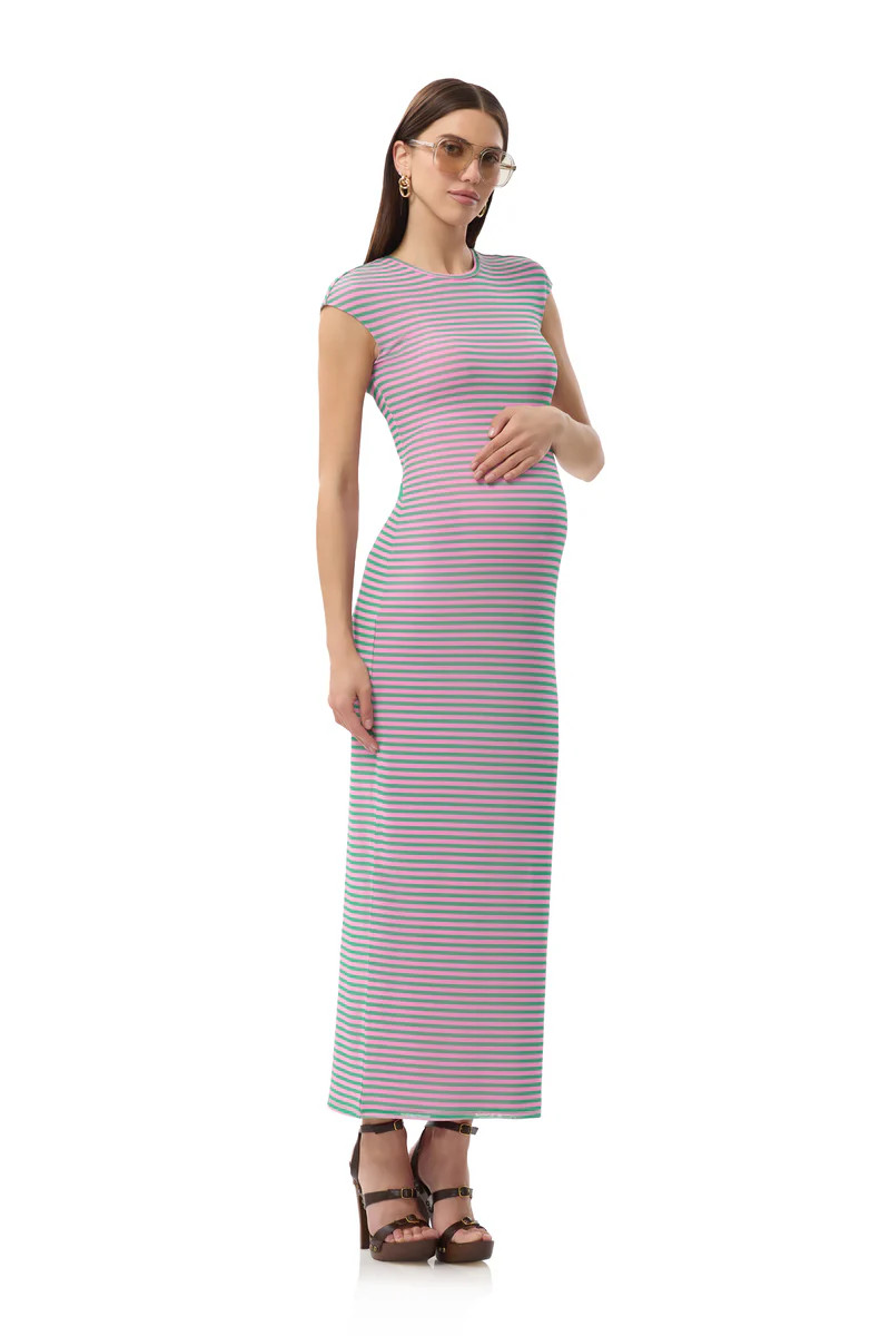Cody Dress - Rose Stripe | ShopAFRM