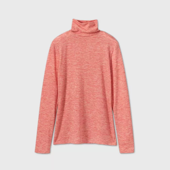 Women's Long Sleeve Turtleneck Cozy T-Shirt - A New Day™ | Target