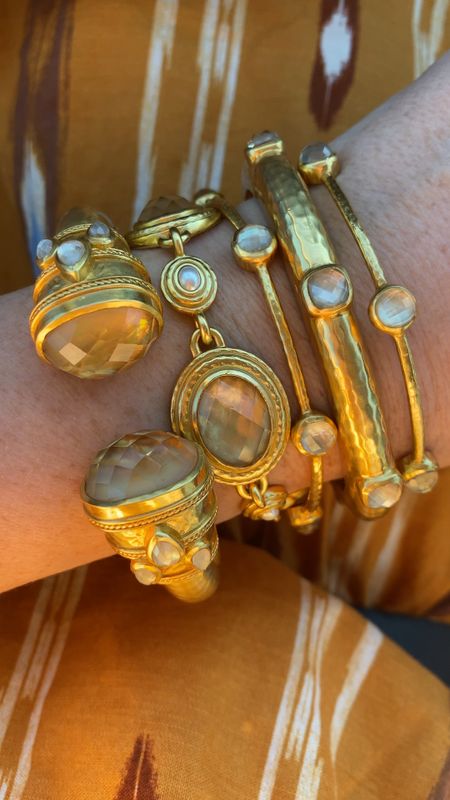 Champagne Jewelry / statement bangles / timeless bangles / jewelry for her / Julie Vos / gifts for her 

#LTKover40 #LTKGiftGuide #LTKstyletip