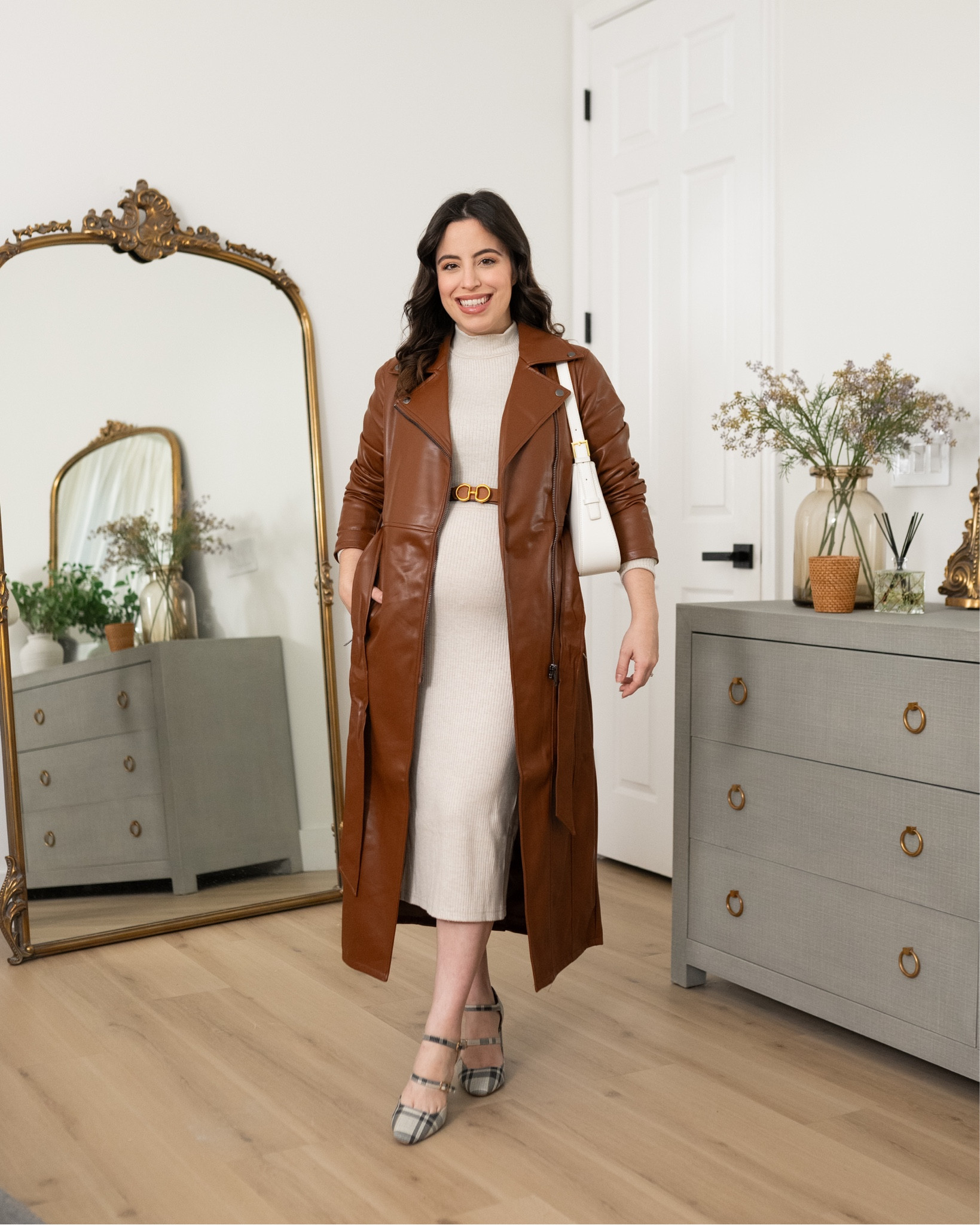 A chic and affordable bump friendly outfit for Fall! Loving this knit set under $30 (wearing size S) and this gorgeous faux leather trench coat

#WalmartPartner #WalmartFashion @walmartfashion

#LTKStyleTip #LTKBump #LTKFindsUnder50