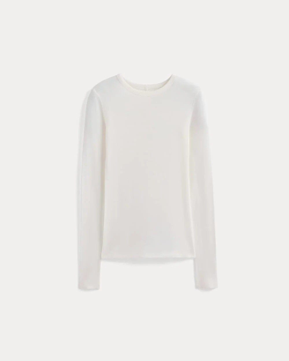 Tissue Long-Sleeve Crew | Bone | Everlane