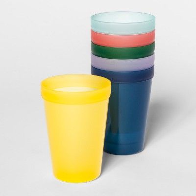 13.5oz 6pk Plastic Kids Tumblers - Pillowfort™ | Target