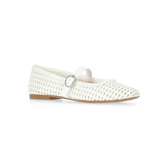 Time and Tru Women's Woven Ballet Flats | Walmart (US)