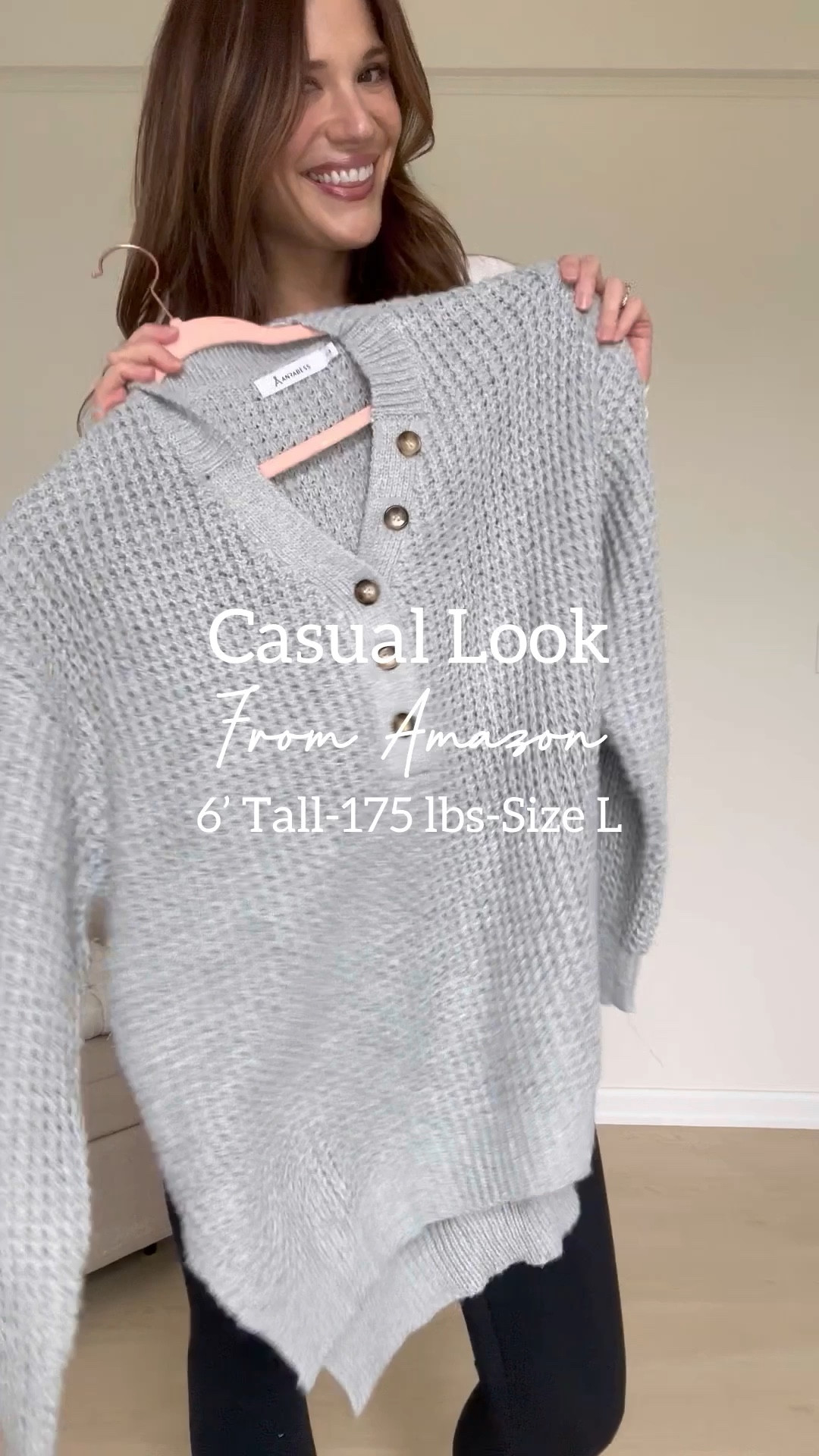 This cozy winter look includes a plush henley paired with tall friendly leggings, cozy socks, Ugg look for less mini boots, a white beanie, and a puffer crossbody bag. 

Amazon fashion, casual outfit inspiration, ootd, tall friendly outfit 

#LTKfindsunder50 #LTKstyletip 

#LTKSeasonal #LTKMidsize #LTKVideo