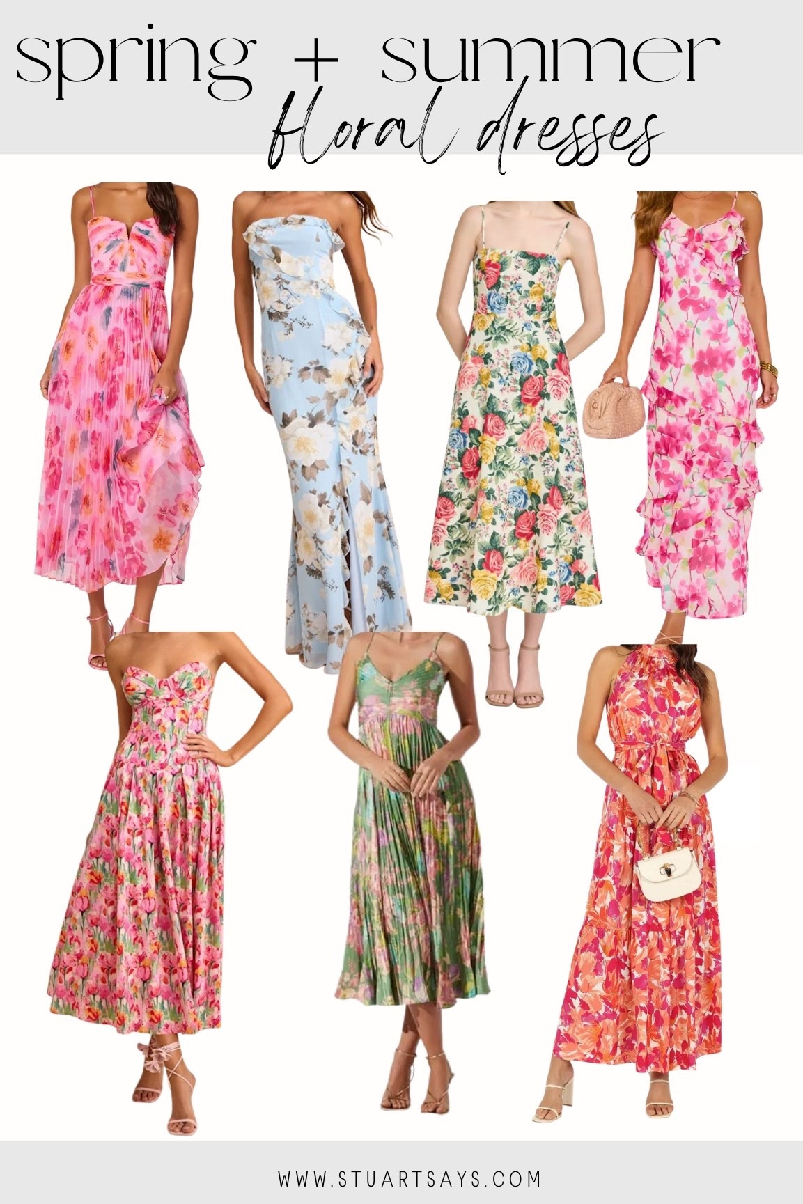 Spring and summer floral dresses.

#LTKootd #LTKgrwm