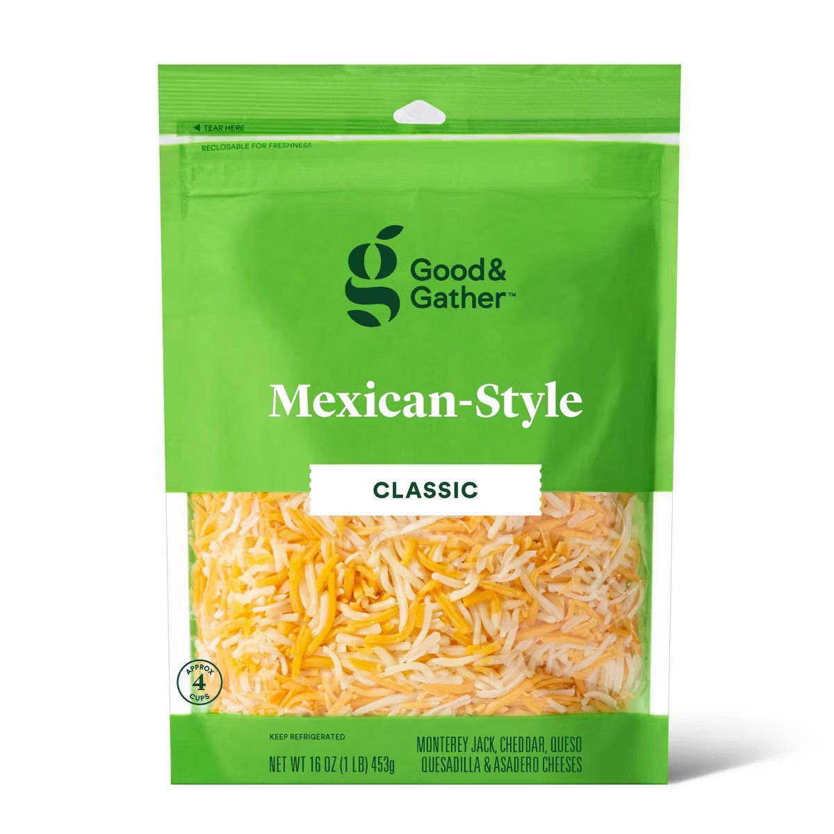 Shredded Mexican-Style Cheese - 16oz - Good & Gather™ | Target