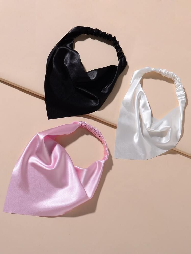 3pcs Solid Headband | SHEIN