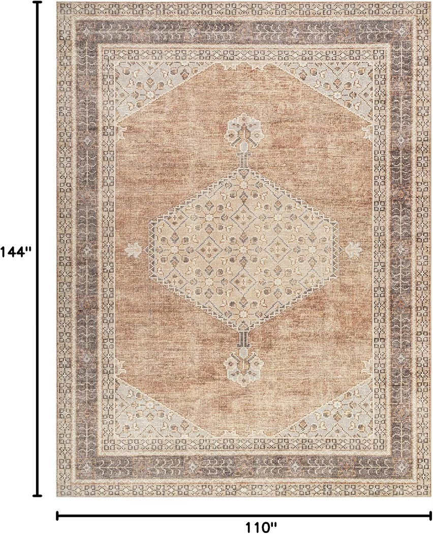 Livabliss x Becki Owens Lila Medallion Area Rug , 9'2" x 12', Tan | Amazon (US)