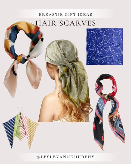 Gift Ideas for Breast Cancer Patients, Previvors & Breasties - hair scarves! These are great accesorios for those going through chemo who want to cover their head from time to time. Once treatment is over, it’s a great travel accessory! #BRCA #gift #mastectomy #carepackage

#LTKGiftGuide