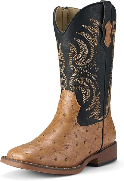 Boys Cowboy Boots for Kids Girls Western Cowgirl Boots for Toddler | Amazon (US)