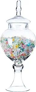 Diamond Star Clear Glass Apothecary Jars, Candy Buffet Display, Elegant Storage Jar, Decorative W... | Amazon (US)