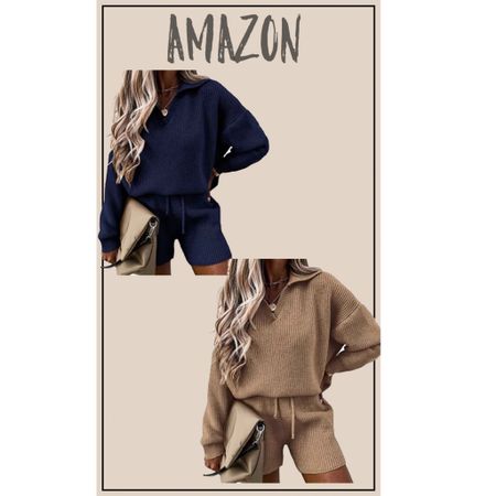 This short set from Amazon is so cute and perfect for this warm fall weather! 
#sweaterset #fallfashion #shortset

#LTKtravel #LTKunder50 #LTKSeasonal