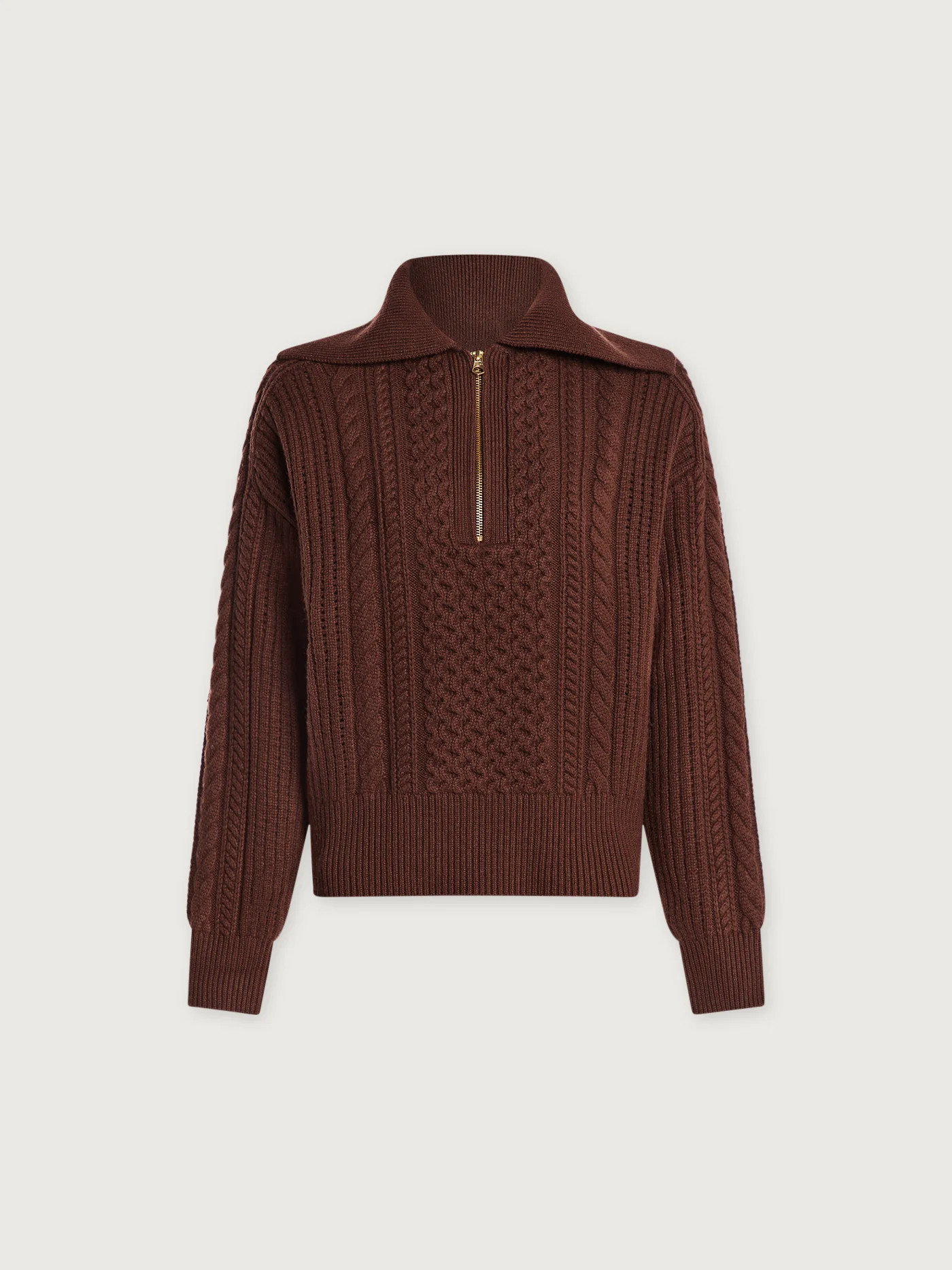 Camello 2.0 Half-Zip Cable Knit | Varley US