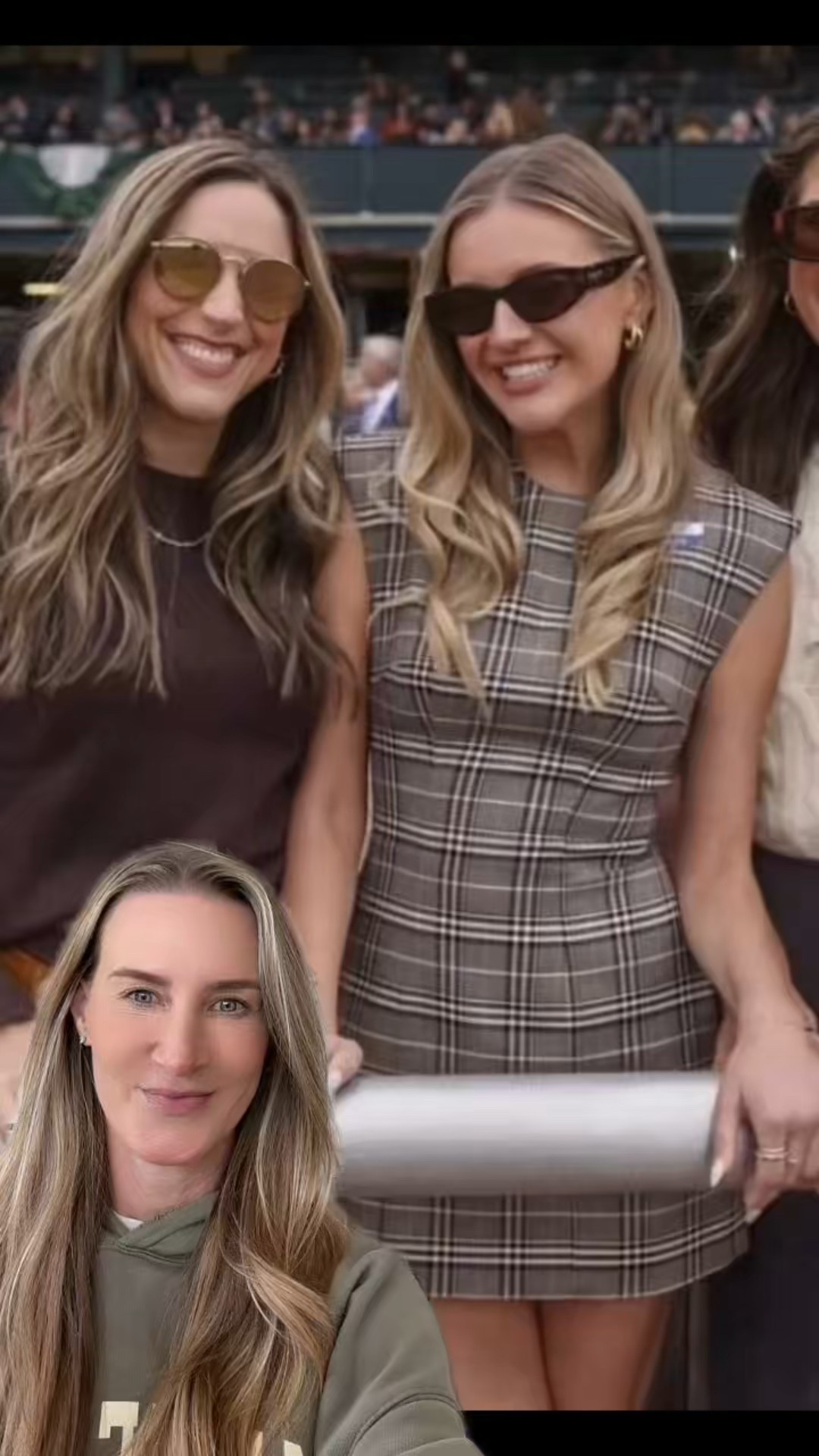 Kelsea Ballerini just nailed the ultimate fall equestrian-chic look 🍂🤎
This outfit is giving Kentucky horse-country meets quiet-luxury cool girl.

She pairs a plaid mini dress with a rich chocolate-brown leather jacket, knee-high suede boots, and tortoiseshell oval sunglasses — the definition of elevated autumn style. Perfect for crisp days, tailgate weekends, or cozy coffee runs.

Think timeless, textured, and totally wearable. Save this look for your fall outfit inspo board — this one’s a blueprint for modern country glam.

#KelseaBallerini