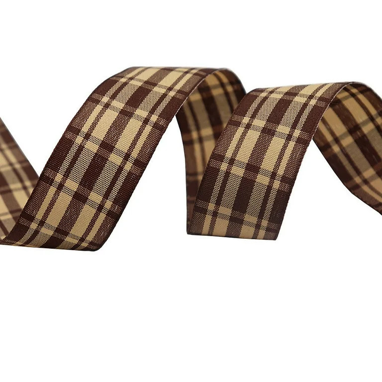 NAMZI 1" x 10 Yards Wired Buffalo Check Plaid Gingham Ribbon, Great for Christmas Tree Decor, Wre... | Walmart (US)