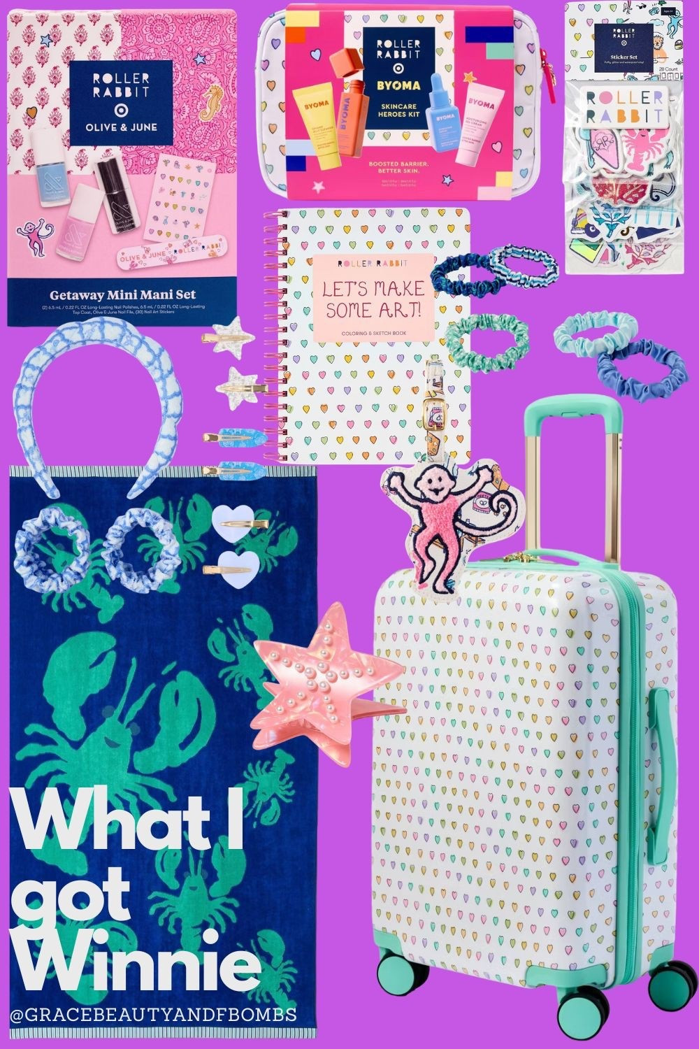What I got during the Roller Rabbit x Target drop for Winnie!
@rollerrabbit @target #rollerrabbitxtarget #rollerrabbit #target #rollerrabbitcollab #targetstyle #tweenstyle #tweenfashion #cutesuitcases #rollersuitcase #tweensuitcase #cutesuitcase #heartsuitcase #rollerrabbitluggage

#LTKSeasonal #LTKTravel #LTKKids