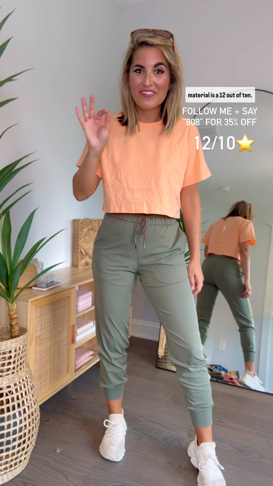 SALE ALERT! 👌Up to 35% off the Joggers (sale on select colors)🍁Stock up on these Comfy Pants for Fall WORK, Errands, Travel & more! I’m 5’2” 125lbs wearing size small. I’ve also linked my favorite tops on sale, ankle crop pants, , skirts and tennis dresses with shorts from this same brand!! 
.
Travel outfit, tennis dress, pickleball dress, tennis, pickleball racquet, tennis, Athleisure, workout outfit, spandex dress, dress with shorts. Amazon basic, capsule wardrobe, capsule closet, bathing suit coverup, 
workwear, trousers, work pants, pants, cropped pants, sunglasses, linen pants, striped dress, blue stripe dress, black jumpsuit, beige jumpsuit, travel outfit, loungewear, comfy outfit, casual outfits, work outfit, workwear#LTKxMadewell #LTKworkwear#LTKSummerSales 