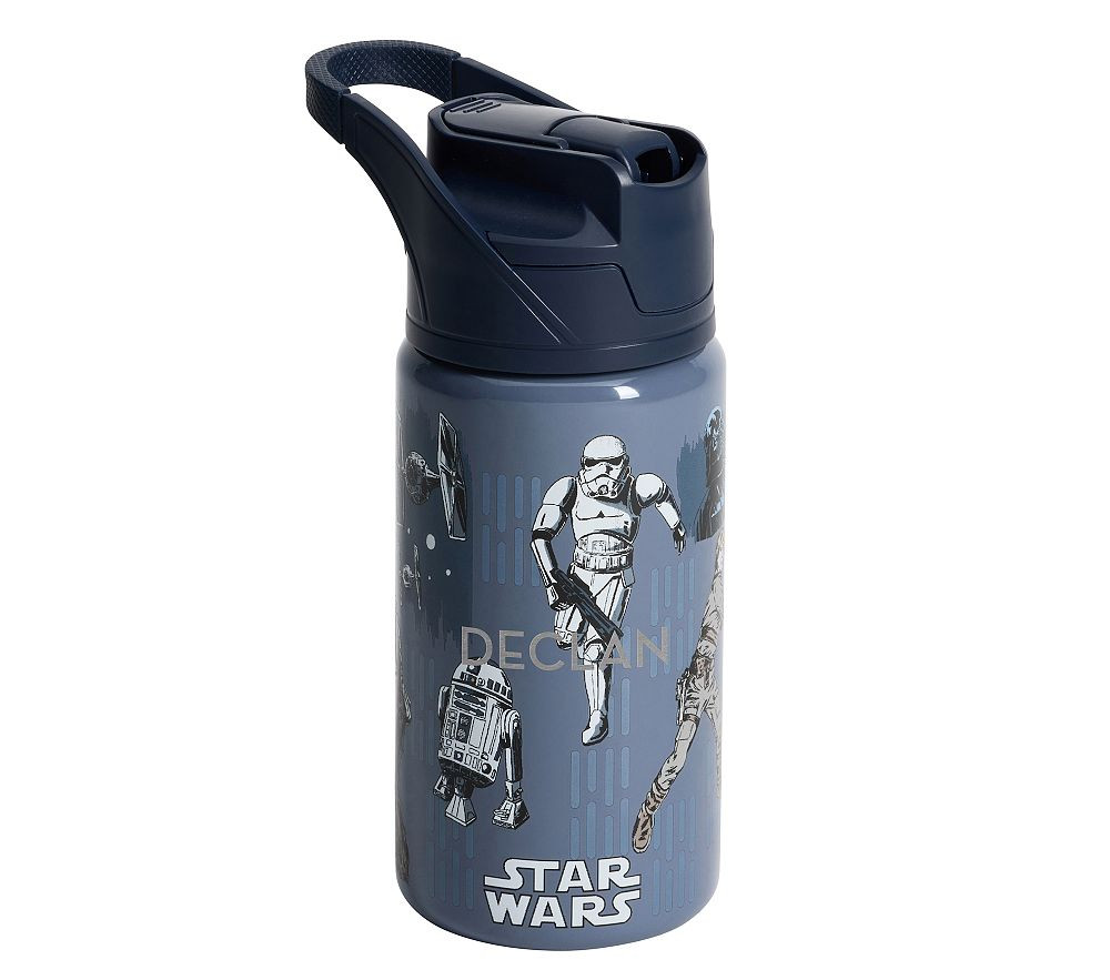 Heritage Star Wars\u2122 Glow-in-the-Dark Mackenzie Water Bottle | Pottery Barn Kids