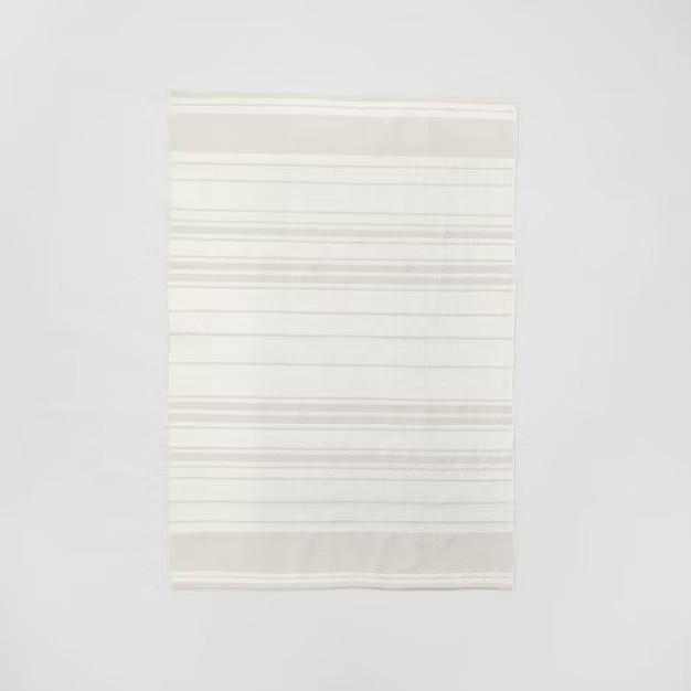 Tonal Stripe Indoor/Outdoor Hand Made Area Rug - Hearth & Hand™ with Magnolia | Target