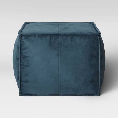 Earl Velvet French Seam Pouf - Project 62 | Target