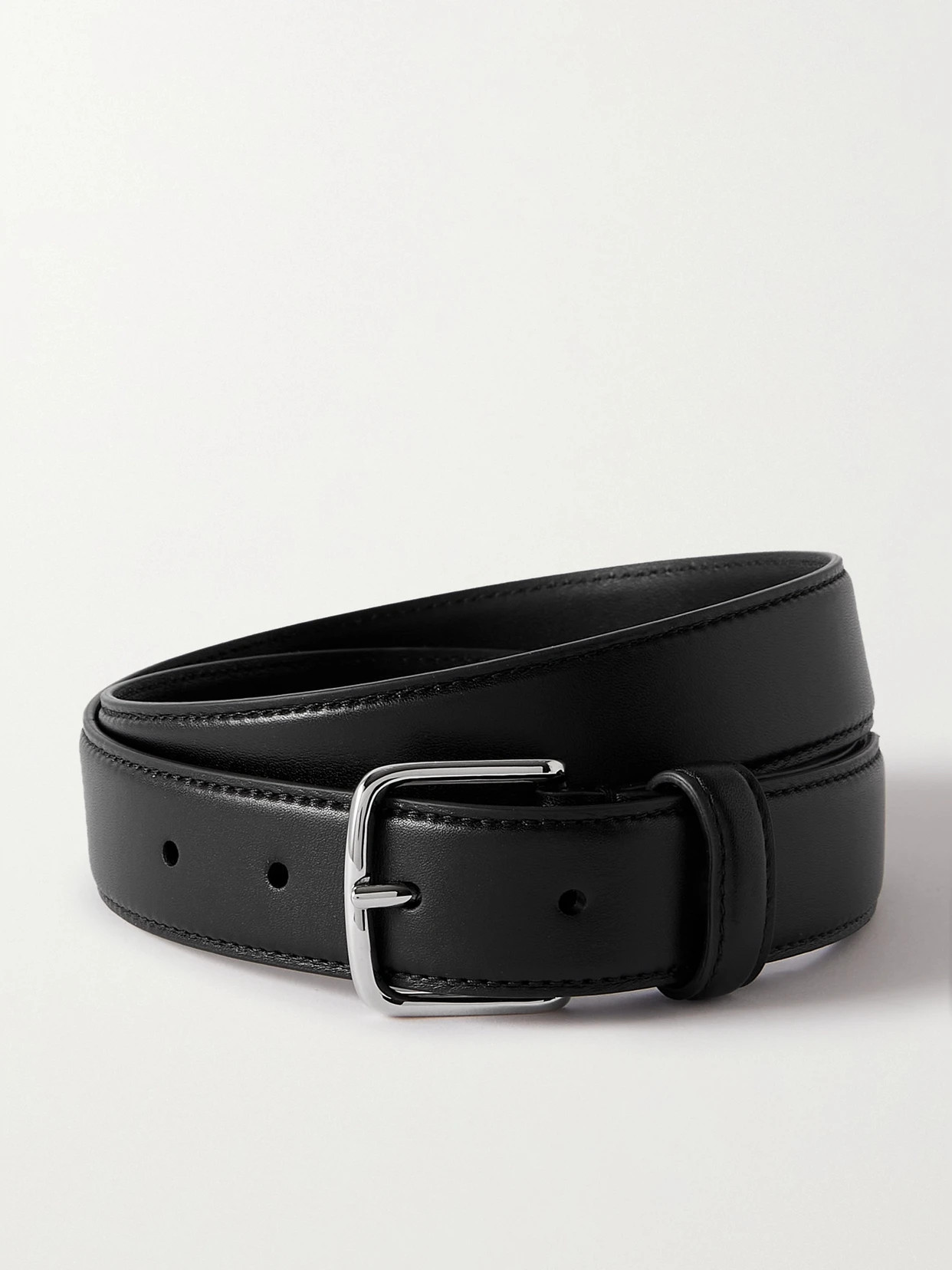 The Row - Leather Belt - Black | NET-A-PORTER (US)
