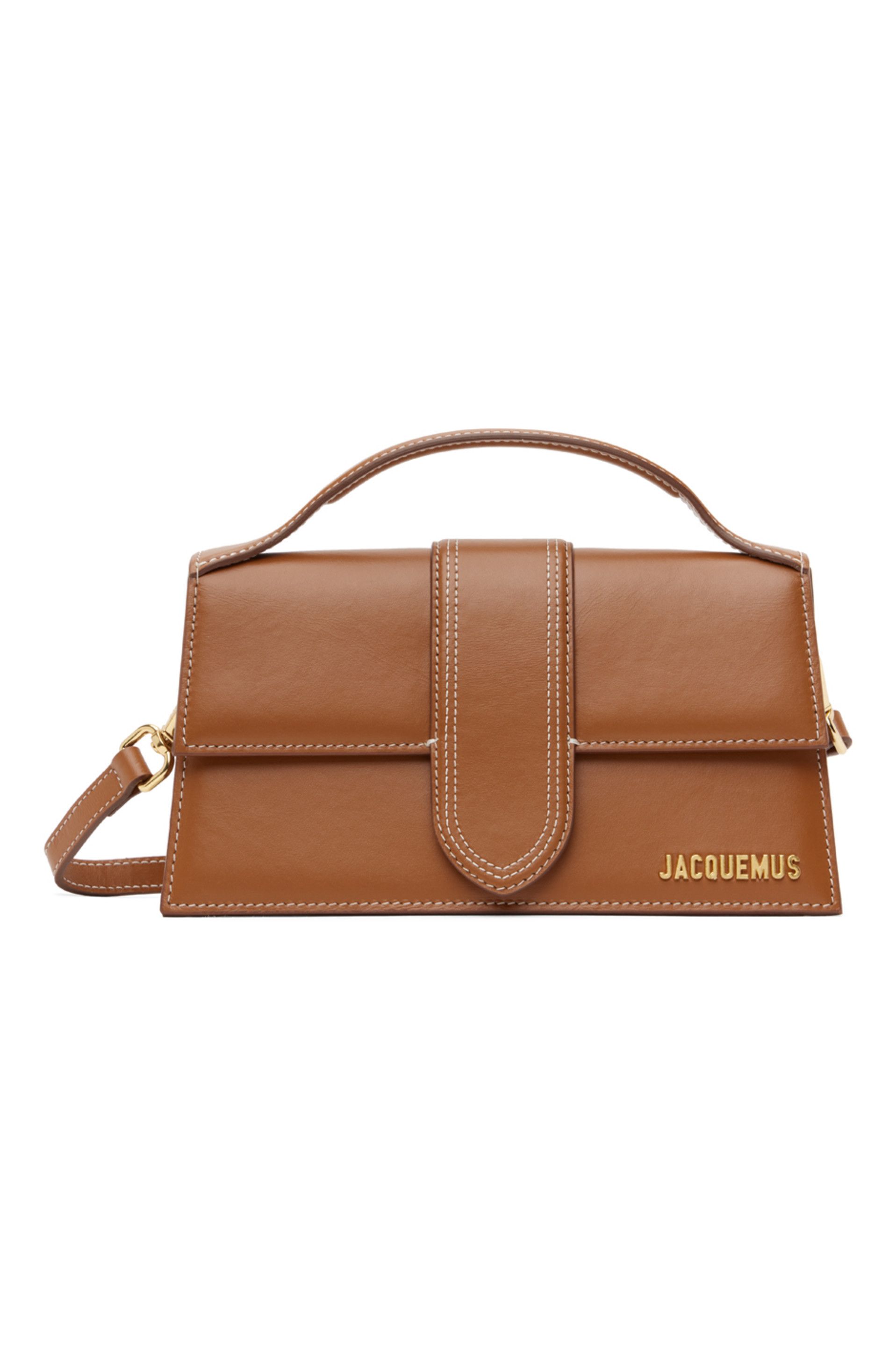 Jacquemus - Tan Le Raphia 'Le Grand Bambino' Bag | SSENSE