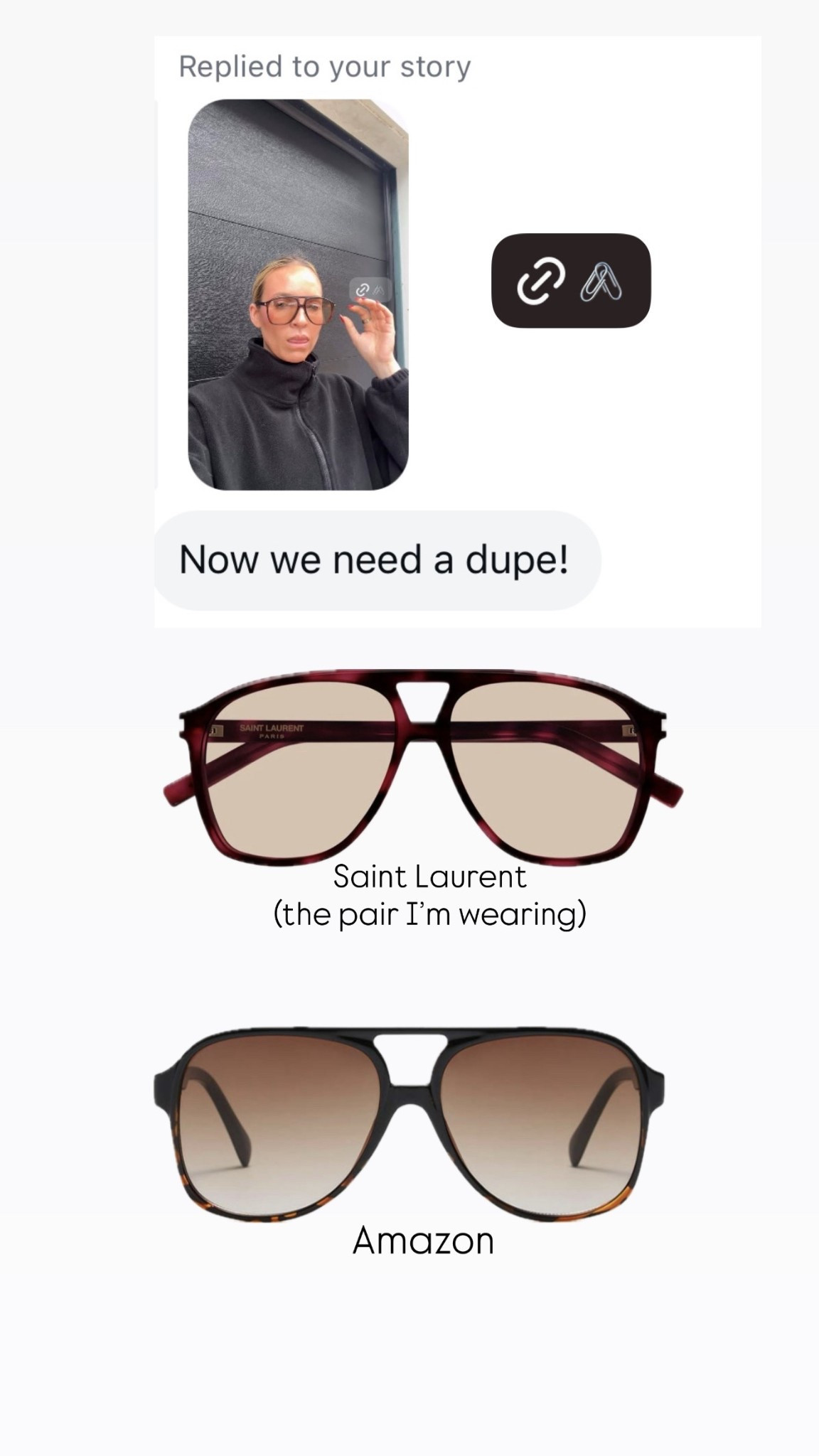 Your wish is my command😜🧞‍♂️ my Saint Laurent sunglasses versus the Amazon ones

#LTKWorkwear #LTKTravel #LTKSwim