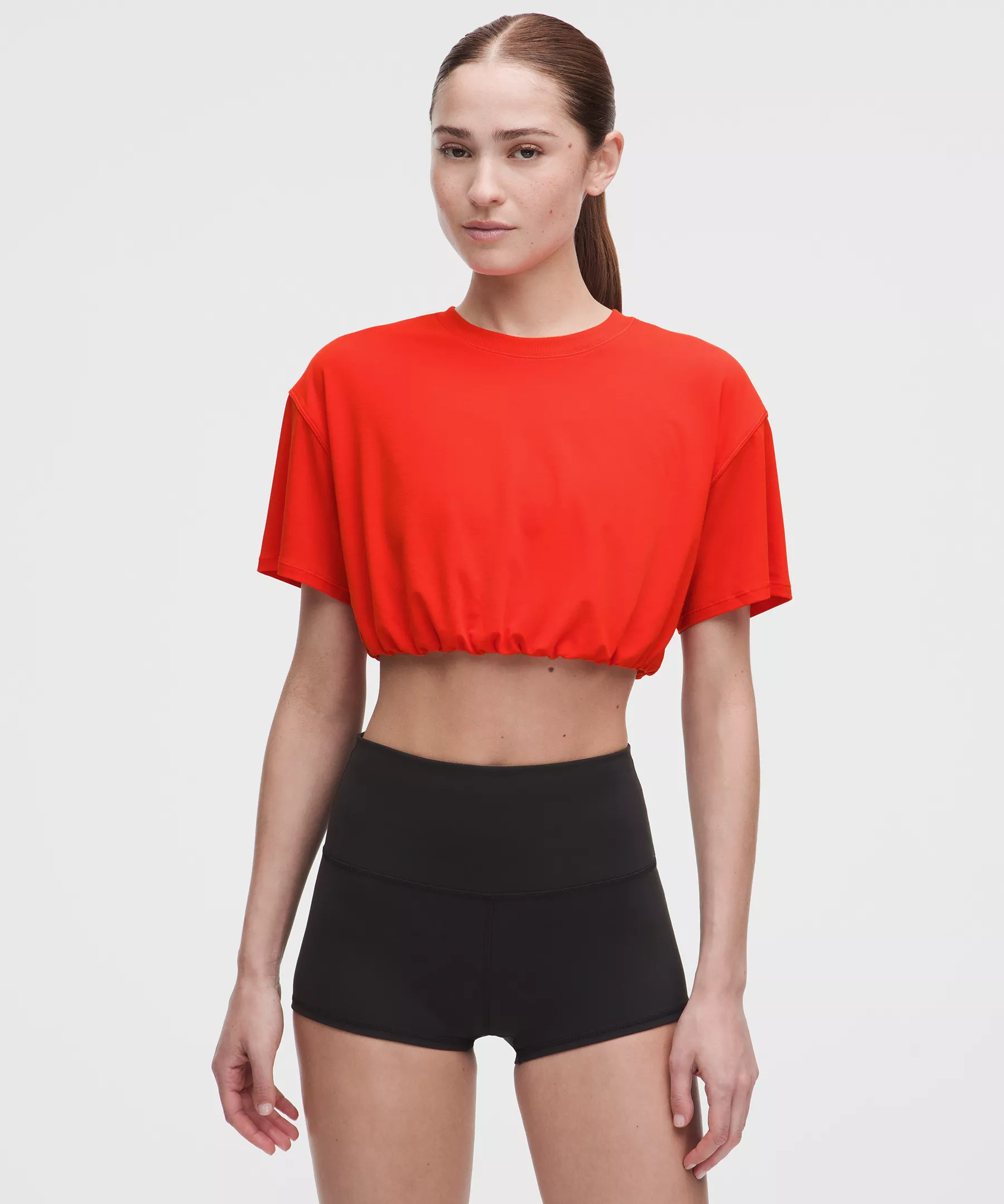 Jersey Training Super-Cropped T-Shirt | Women's Short Sleeve Shirts & Tee's | lululemon | Lululemon (US)
