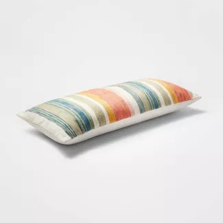 Oversized Woven Stripe Pillow - Threshold™ | Target