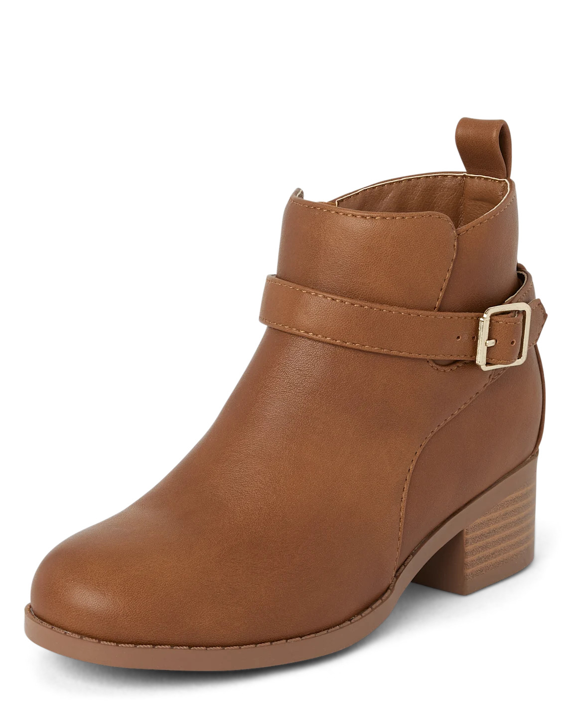 Girls Buckle Booties - chestnut | The Children's Place