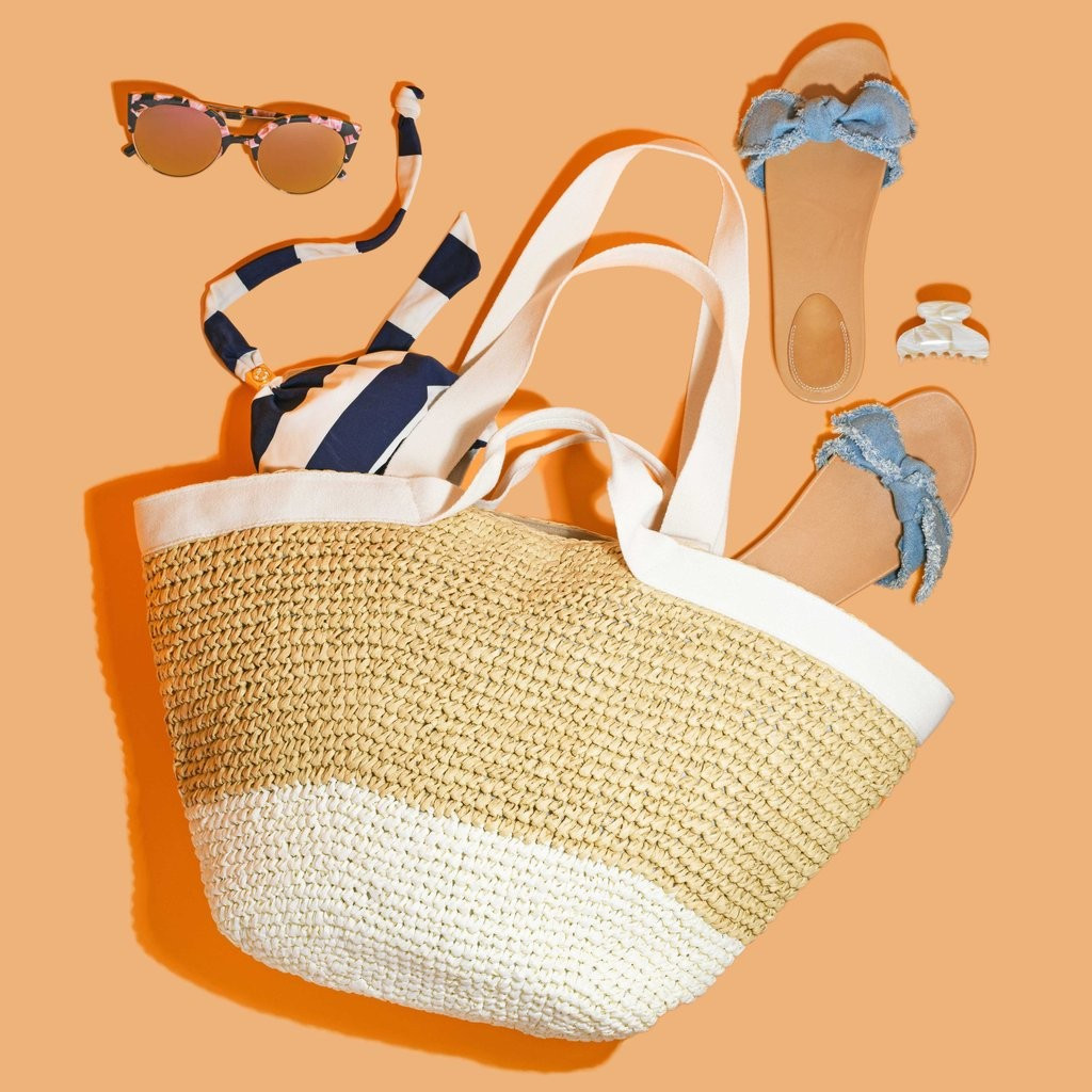 Woven Beach Tote Bag | Stoney Clover Lane